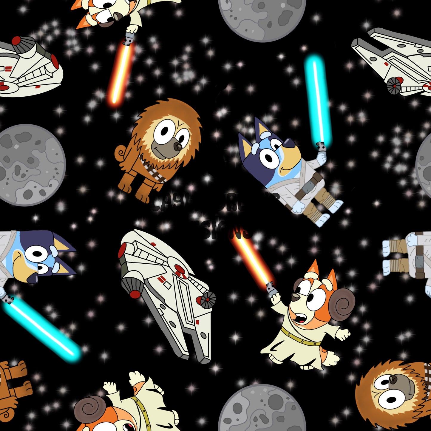 Bluey Star Wars