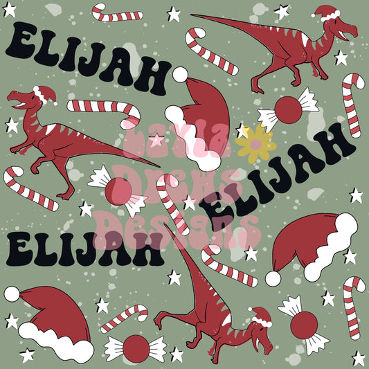 Christmas Dino Name File