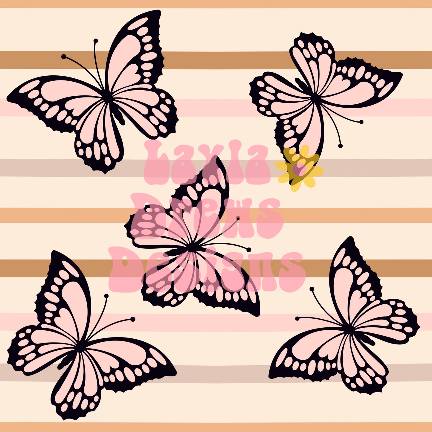 Simple Butterfly Stripes