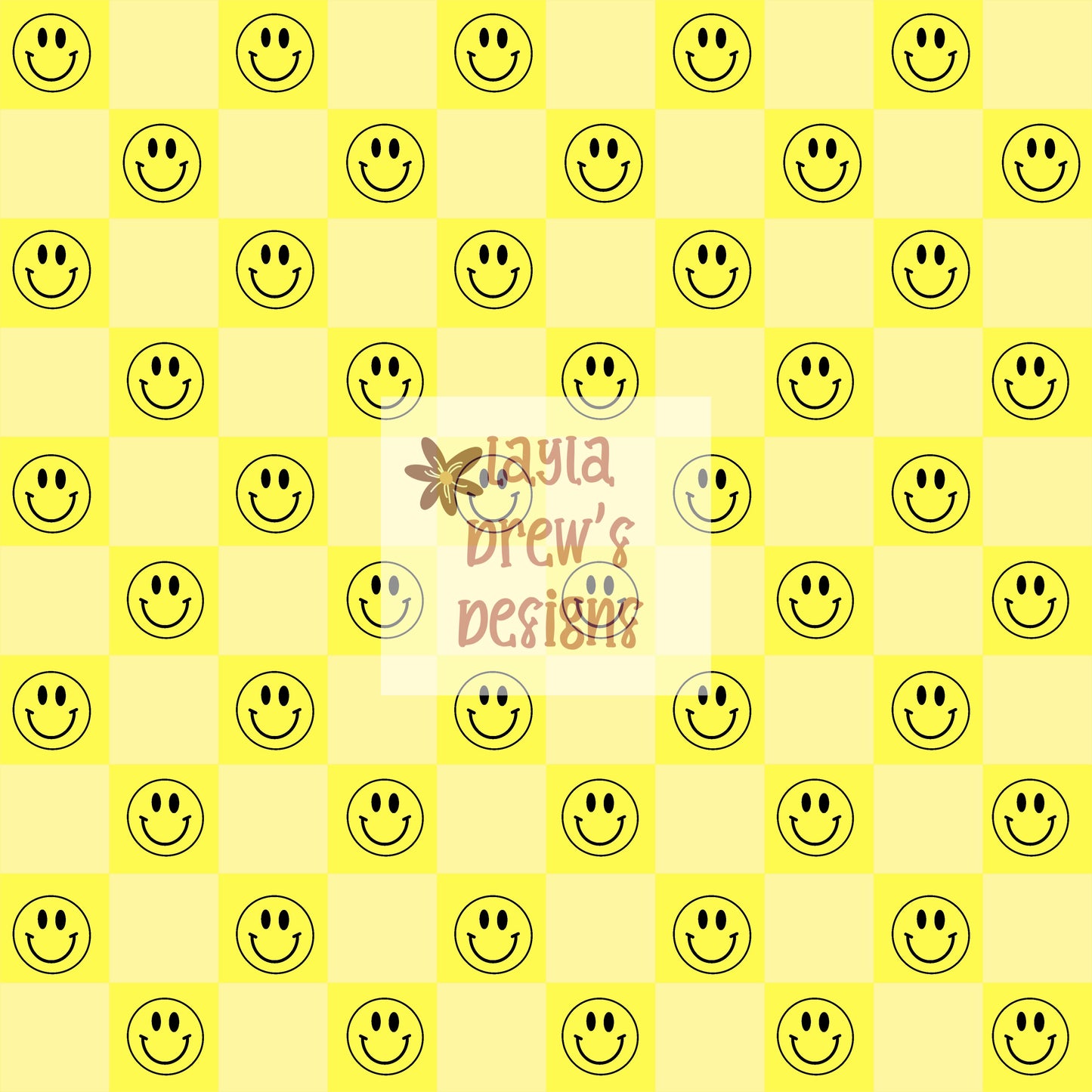 Yellow Smiley Checkers